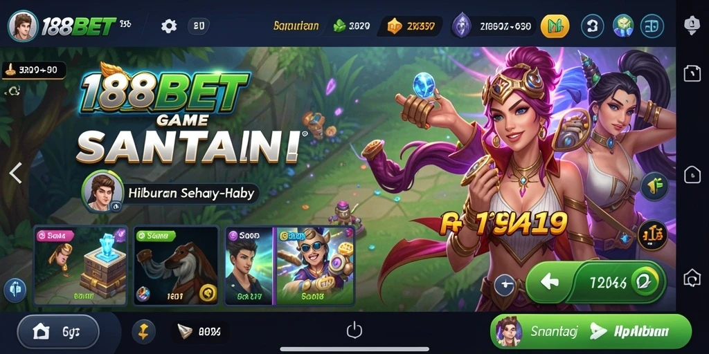 Tampilan gameplay <strong>188BET</strong> yang penuh warna dan menarik.
