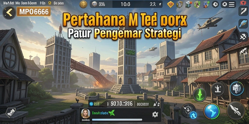 Tampilan gameplay MPO666 yang menarik dan menantang di kategori Tower Defense.