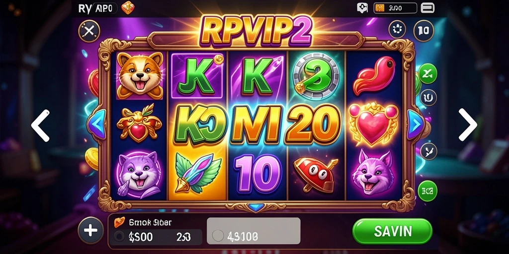 Gameplay slot RPVIP2 yang mengasyikkan dan penuh warna.