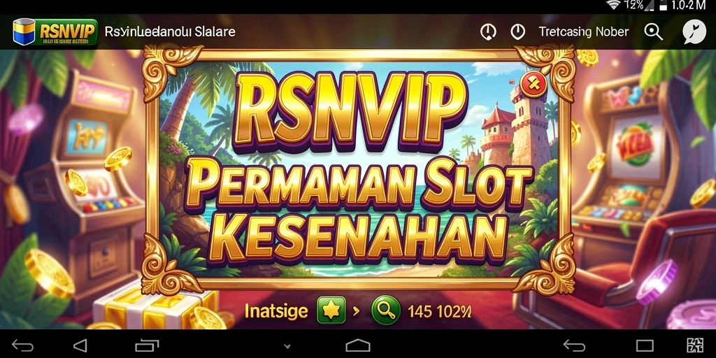 Tampilan gameplay RSNVIP dengan mesin Slot yang menarik.